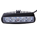 15W 5  3W CREE 1080LM 6500K voiture travail LED Light Bar Le Spot pour la conduite hors route SUV Camion DC9-32V