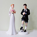 de football marie et exaspere mariee de gateau de mariage Topper