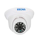 Escam Escargot QD500 H.264 Dual Stream 3.6MM jour  nuit etanche camera IP dome et de soutien de detection mobile