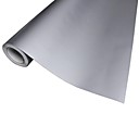 Merdia decoratif PVC 3D en fibre de carbone Film de moto dautocollant Wrap - Argent 127 x 50cm