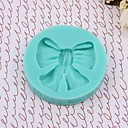 Bowknot de silicone de gateau de fondant des ustensiles de cuisson Decoration Mold 8x8x2cm