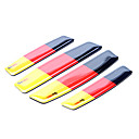 Simple motif drapeau de lAllemagne Moto Protector Version autocollant Kit 4 Pcs