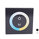 Temperature TM07 tactile LED Color Controller Dimmer pour Pure  Warm White LED Strip-Noire  DC12V-24V 8A 2CH 