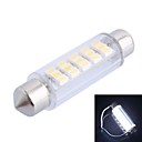 43mm 3.5W 160LM 6000K 15x3020 SMD LED blanche pour la voiture de lecture  License Plate  Porte le DC12V 1pcs