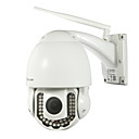 ptz HD 720p H.264 sans fil IR-cut 4x 25m ir dome de vitesse camera IP exterieure sricam-mini p2p