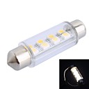 41mm 1.5W 100LM 3000K 8x3528 SMD blanc chaud LED pour la voiture de lecture  License Plate  Porte le DC12V 1pcs