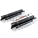 2X Super Bright blanc 8 LED DRL de voiture Daytime Running Head Le