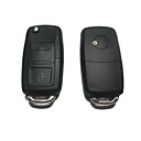 2 boutons flip distance Case cles pour Volkswagen VW