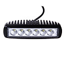 18W 6  3W Epsitar 2650LM 6000K 4 pouces voiture LED travail le dinondation Light Bar pour SUV Camion DC9-32V