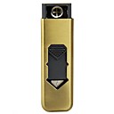 BigToys F1 pur metal USB Pas de pollution de lenvironnement de batterie de recharge allume-cigare et Briquet Electronique