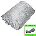 Resistant leau anti-poussiere anti-eraflure Car Cover - Argent Taille XL