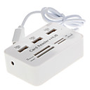 3-Port  lecteur de carte haute vitesse USB 2.0 Hub