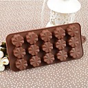 Silicone Quincunx gateau au chocolat de glace Mampoule 22x10x1.7cm  campouleur aleatoire 