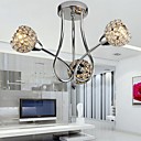 120W en cristal moderne de plafond Lustre 3 Lumieres