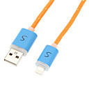 USB2.0 8 broches tisse cable Orange100cm