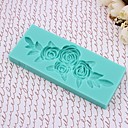 Silicone Rose Decoration de gateau de fondant des ustensiles de cuisson de  12x5x2cm