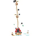 Createforlife  pirate de bande dessinee Bateau enfants autocollant de piece de creche mur Wall Art Stickers