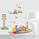 Frankie  DIY Stickers muraux animale de bande dessinee enfant heureux