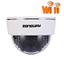 ZONEWAY NC864MW-P 2.0MP interieure HD 1920 x 1080 Resolution de la camera IP Wifi Dome ONVIF P2P vision nocturne