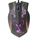 LED KN-613 Maj haute definition optique filaire Gaming Mouse 800120016002400DPI