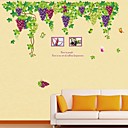 Frankie  DIY Fleur de vigne planter des fleurs decoratif Stickers muraux