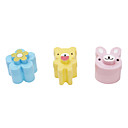 Motif Cartoon plastique riz Mold Lot de 3 L16cm x W11.5cm x H3.5cm