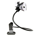 80CM support de telephone portable pratique avec clips noir blanc