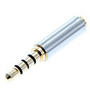 3.5mm male femelle adaptateur dor metal