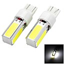 Marsing T20 20W 1500lm 4 COB LED 6500K White Light Car Phare Phare antibrouillard - 12V 2 PCS