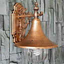 Outdoor Wall Light une lumiere peinture retro en verre en aluminium