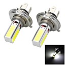 Marsing H4 20W 1500lm 4 COB LED 6500K White Light Car Phare  Foglight - 12V  2 PCS