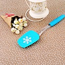 Silicone de grande taille Snowflake Impression beurre Scraper 25.5x6cm  couleur aleatoire 