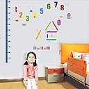 Numeros de bande dessinee Hauteur de graphique de piece de creche Wall Sticker Art Stickers muraux enfants Createforlife