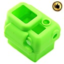 Cas de protection en silicone pour Gopro Hero 3 - vert