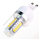 blanc chaud a mene lampoule G9 8w 27smd5630 2500-3500k 220v