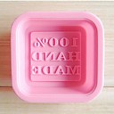  100% fait main  gateau de lettre de forme et le  de savon silicone 6 x 6 x 2 cm  24 x 24 x 08 pouces 