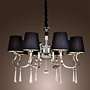 Vintage Chandelier 8 Light Classic Fabric Metal Painting