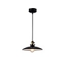 Pendant Lights noir de fer electrolytique Retro Pays