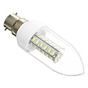 b22 6w 42x5730smd 420lm 6000k lumiere blanche froide a mene l ampoule de bougie  220-240V CA 