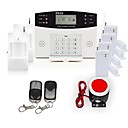 106 Zone de securite Accueil Systeme dalarme GSM cambrioleur Ensemble avec Voice Guide Two Way Intercom