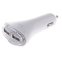 Universal Dual USB chargeur intelligent de voiture pour iPhone  iPad  Samsung avec indicateur LED 12 ~ 24V