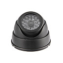 simules camera dome de securite avec led rouge clignotante