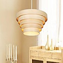 Pendant Lights La Campouleur Bois Bamboo travail manuel naturel moderne mode Simple