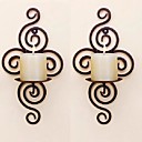 paroi metallique art decoration murale fil simple chandelier decoration murale ensemble de 2