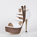 stiletto peep toe le...