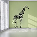 jiubai  sticker mural grand mur de girafe autocollant