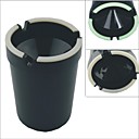 Carking Cup en forme de brillant Finition Glow-in-the-Dark voiture Cendrier-Noir