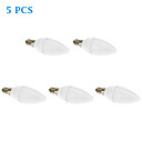  80 Warm White LED ampoule de bougie  220-240V 