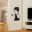 jiubai  Audrey Hepburn sticker mural decalque de mur