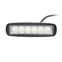 18W Type  F Flood 6000K 6 Epistar travail LED Light Bar DIY utilise dans la voiture  bateau  phare automatique